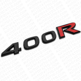 For Nissan Infiniti 400R Rear Trunk Lid Badge Emblem Nameplate Black & Red Sport