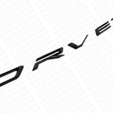 20+ Chevrolet C8 Rear Bumper Corvette Letter Badge Nameplate Emblem Gloss Black