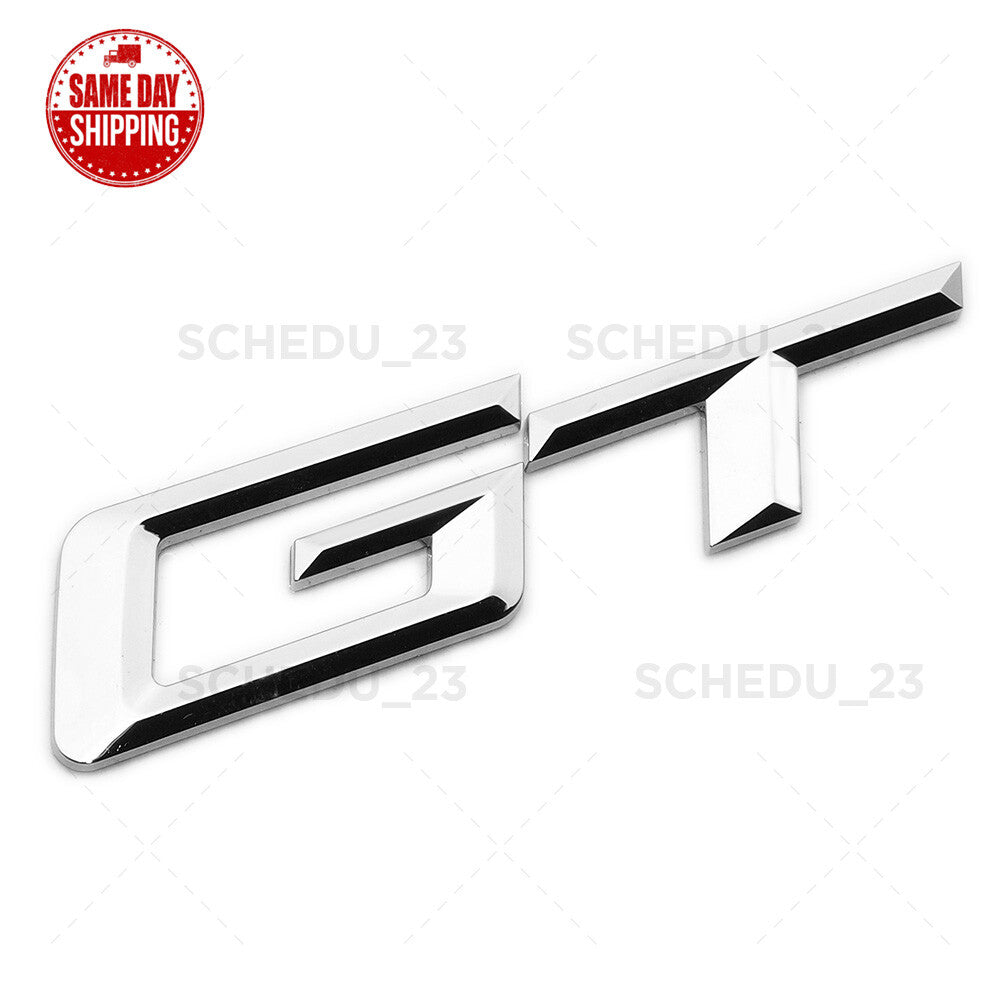 18-19 Chrome 640i GT Rear Trunk Lid Letter Emblem Badge M Sport 6 Series