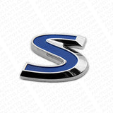 For Infiniti S Side Fender Left or Right Badge Emblem Nameplate Chrome Blue