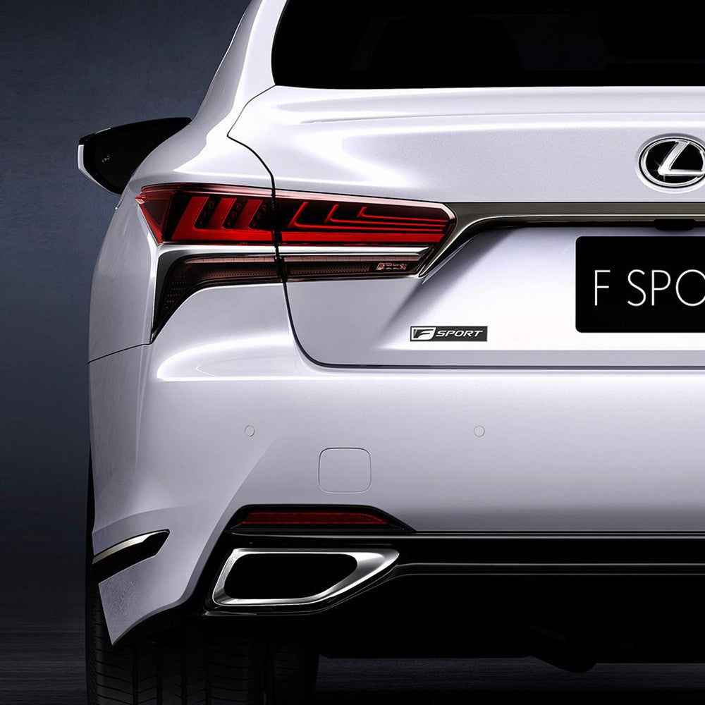 Lexus Gloss Black F-Sport Logo ABS Badge Trunk Luggage Lid 3D Emblem Decoration