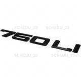 09-15 Matte Black 750Li Trunk Lid Nameplate Emblem Badge M Performance F02 F04