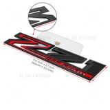 2pcs Chevy 19-21 Silverado Z71 Off Road Fender Letter Sport Emblem Badge Black