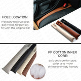 2pcs Universal Car Sport Seat Hand Brake Gap Filler Pad Leather Decoration Gift
