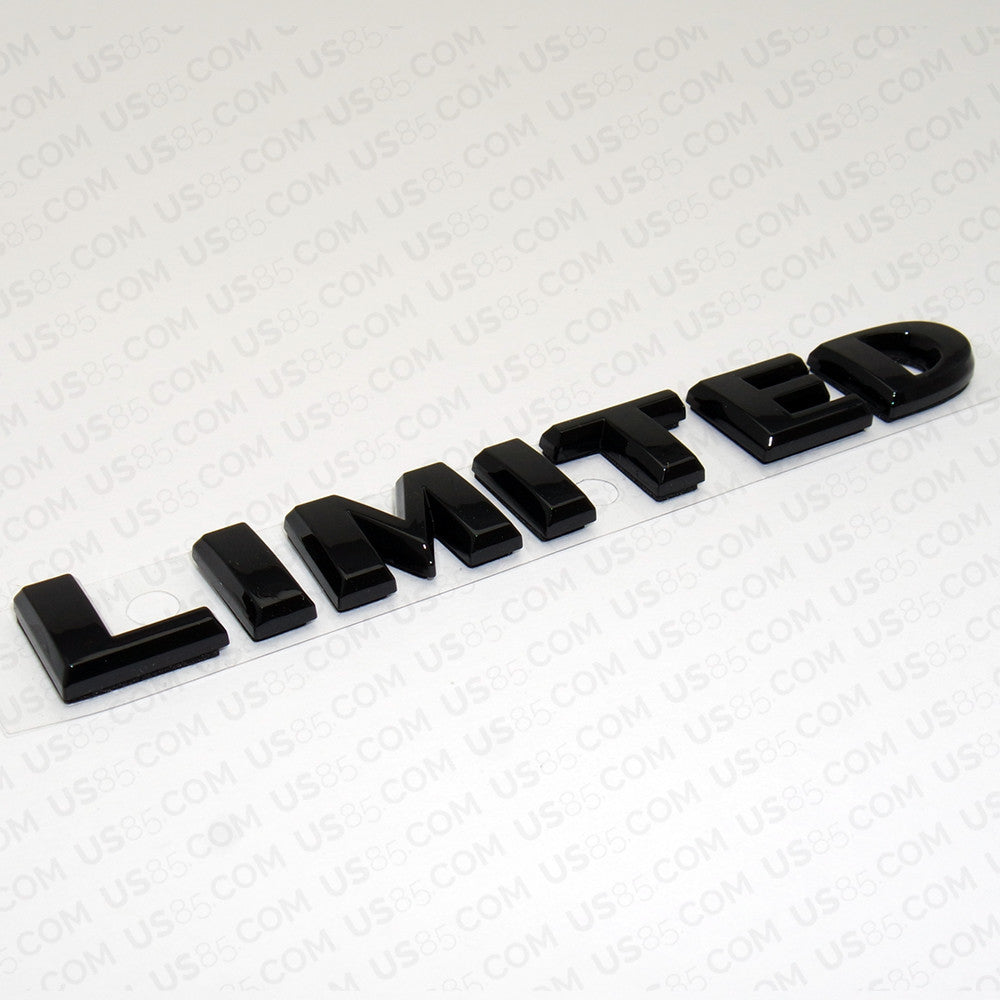 Universal Gloss Black OEM ABS Limited Liftgate Logo Emblem For Mopar Truck SUV