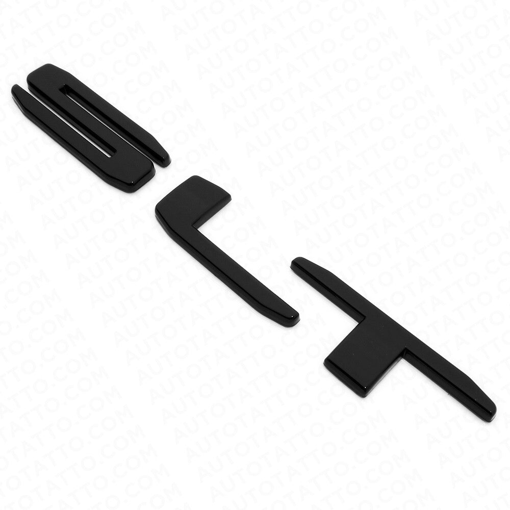 19-21 GMC Sierra Tailgate SLT Logo Emblem Pickup Badge Nameplate Gloss Black