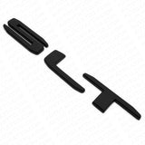 19-21 GMC Sierra Tailgate SLT Logo Emblem Pickup Badge Nameplate Gloss Black