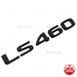 For Lexus Rear Turnk Lid Gloss Black LS 460 Letter Logo Badge Emblem Car Replace