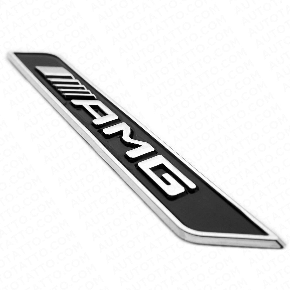 2x 3D AMG Special Edition Emblem Fender Logo Badge Nameplate Decoration Sport