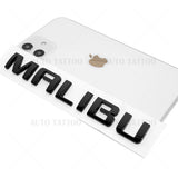 Chevy Malibu Trunk Lid Door Letter Emblem Logo Badge Nameplate Gloss Black Sport
