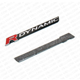 2x/Set Fashion Metal R Dynamic Car Decal Badge Emblem Sticker Auto Decoration