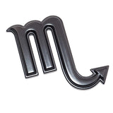 Universal 3D Fashion Metal 12 Constellations Car Decal Sticker Auto Decoration