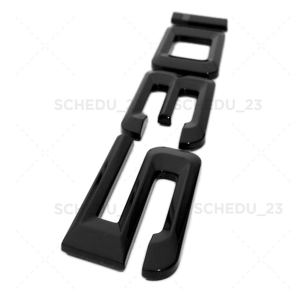 Gloss Black BMW 530i Sport Letter Logo Emblem Trunk Lid M Performance G30 G31