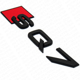 Audi SQ7 Gloss Black Rear Letter Liftgate Nameplate Trunk Emblem Badge Sport