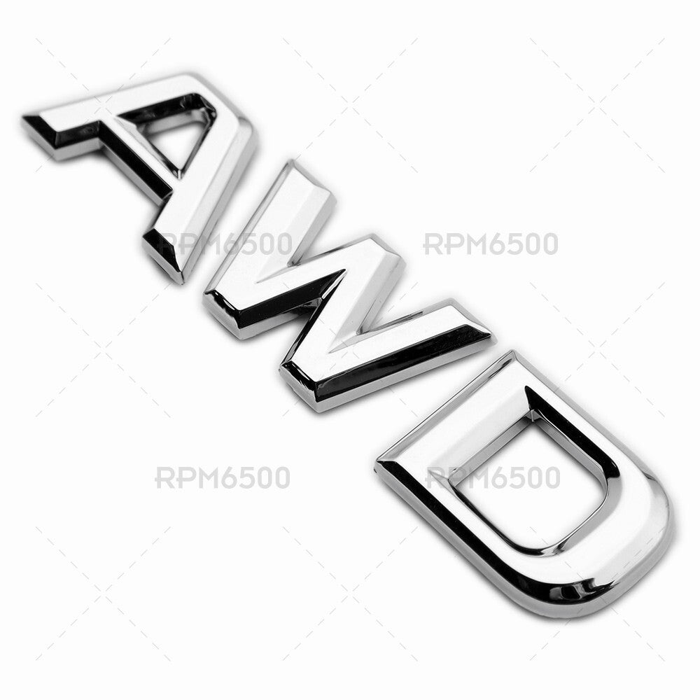 Lexus Rear Trunk AWD Nameplate Letter Logo Badge Car Emblem F-Sport OEM Chrome