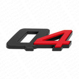For Maserati Ghibli Quattroporte Q4 Black Trunk Lid Nameplate Logo Emblem Badges
