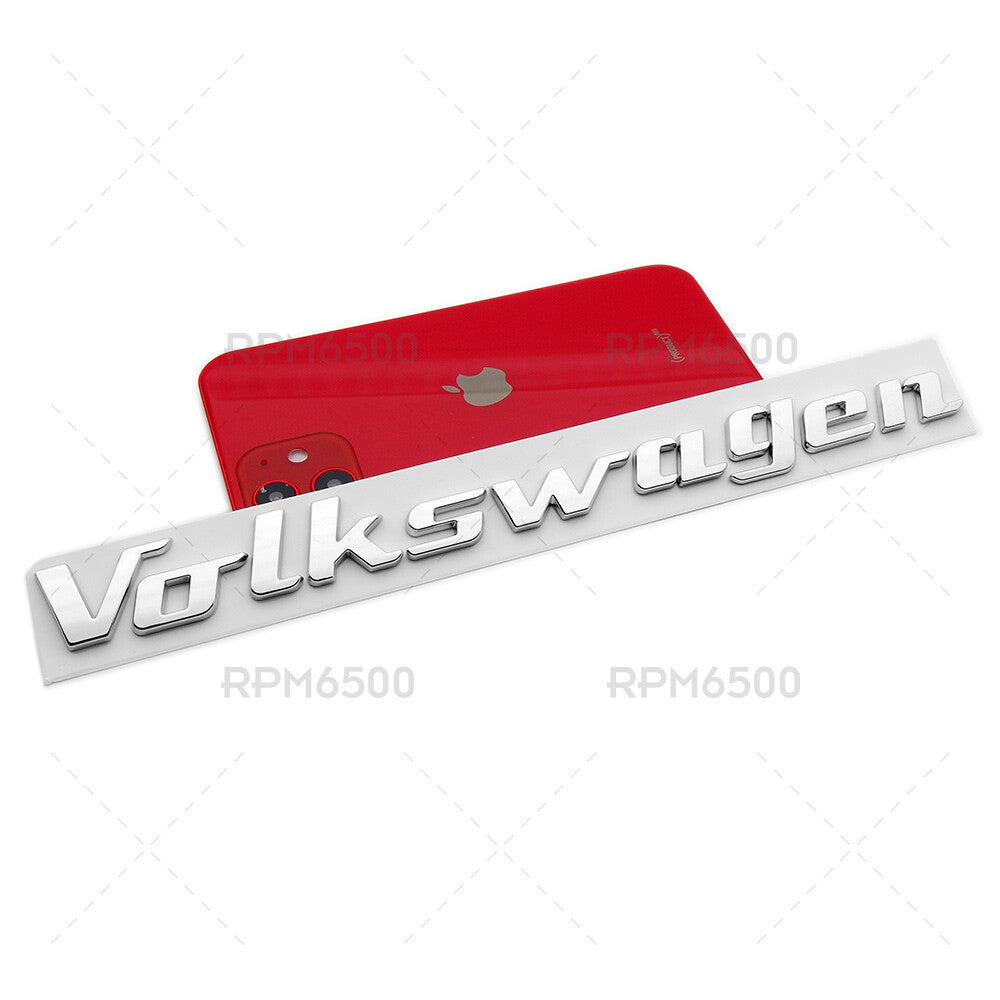 Universal Signature Style Rear Liftgate Badge Sport Letter Logo Emblem For VW