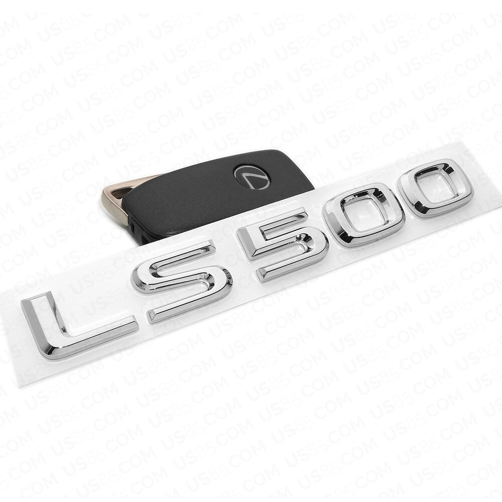 For Lexus Rear Turnk Lid Chrome LS 500 Letter Logo Badge Emblem Car Replace