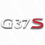 For Infiniti G37s Rear Trunk Logo Letter Badge Emblem Nameplate Sport Chrome