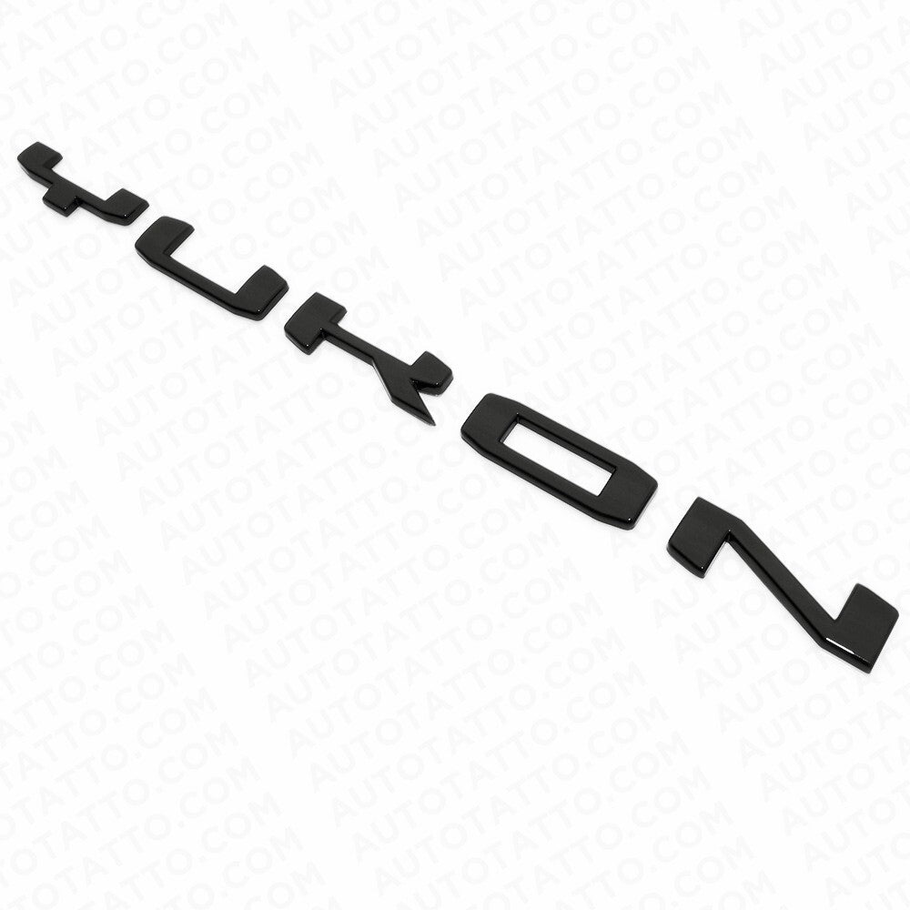 2021+ GMC Yukon Side Door Nameplate Logo Letter Badge Emblem AT4 XL Gloss Black