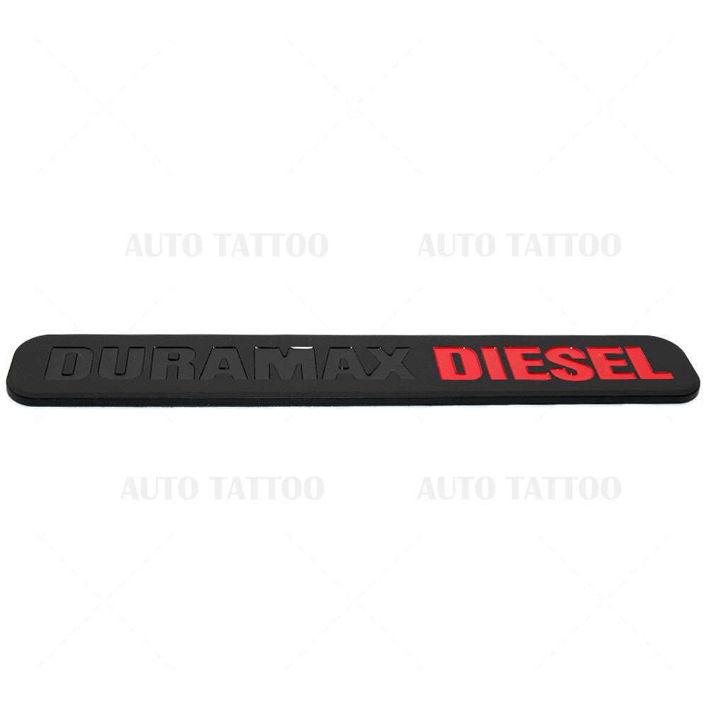 2x 01-21 Chevy GMC Duramax Diesel Door Hood Fender Tailgate Letter Logo Emblem