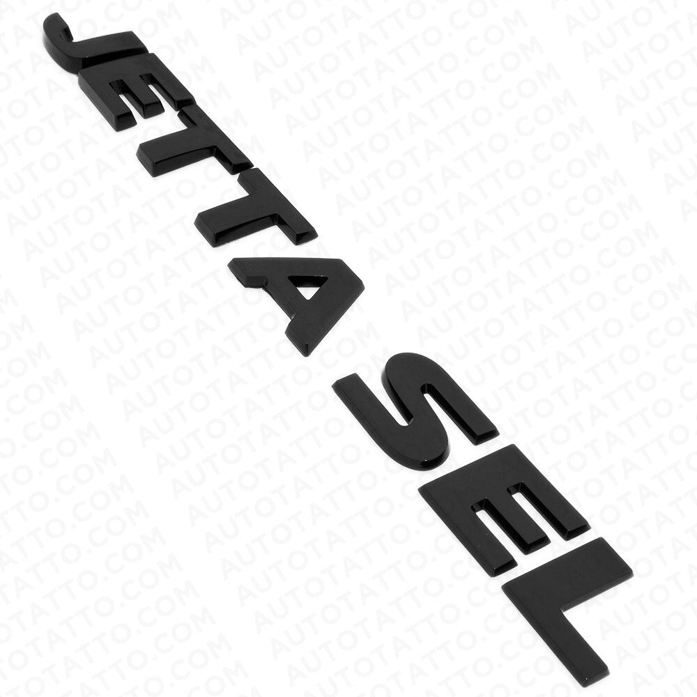 10-21 Volkswagen Jetta Sel Rear Truck Lid Nmaeplate Badge Emblem Black