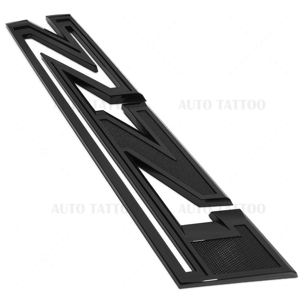 2x Chevy 19-21 Silverado Z71 Fender Letter Sport Logo Emblem Badge Gloss Black