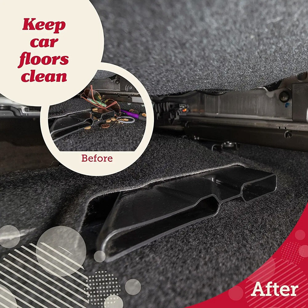 2x Car Seat Console Gap Filler Side Organizer PU Leather Catch Caddy Coin Pocket
