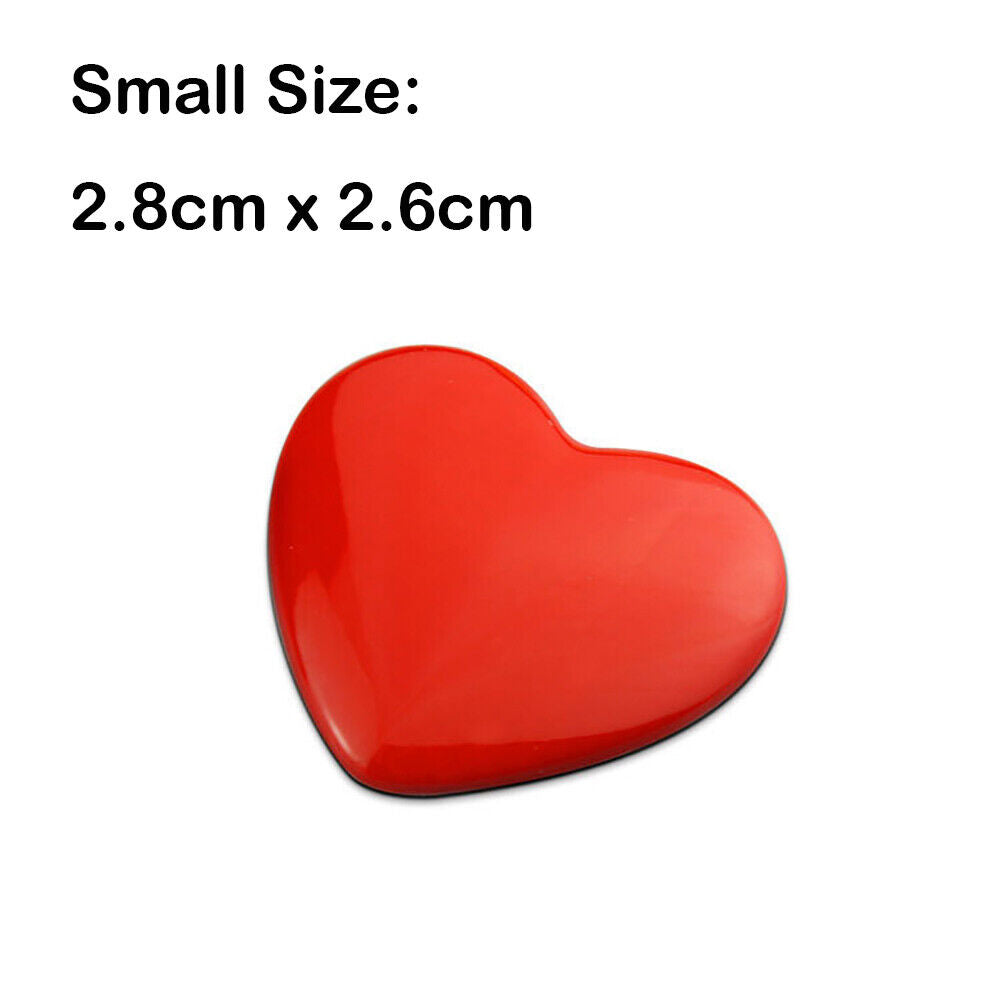 Universal 3D Fashion Metal Heart and Stars Car Decal Sticker for Auto Decoration