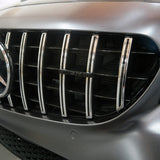For AMG Edition Front GT Grille Nameplate Emblem Logo Badge Decorate Sport Black
