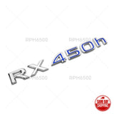 Lexus Liftgate OEM Chrome RX 450h Letter Logo Badge Car Emblem Replace F-Sport