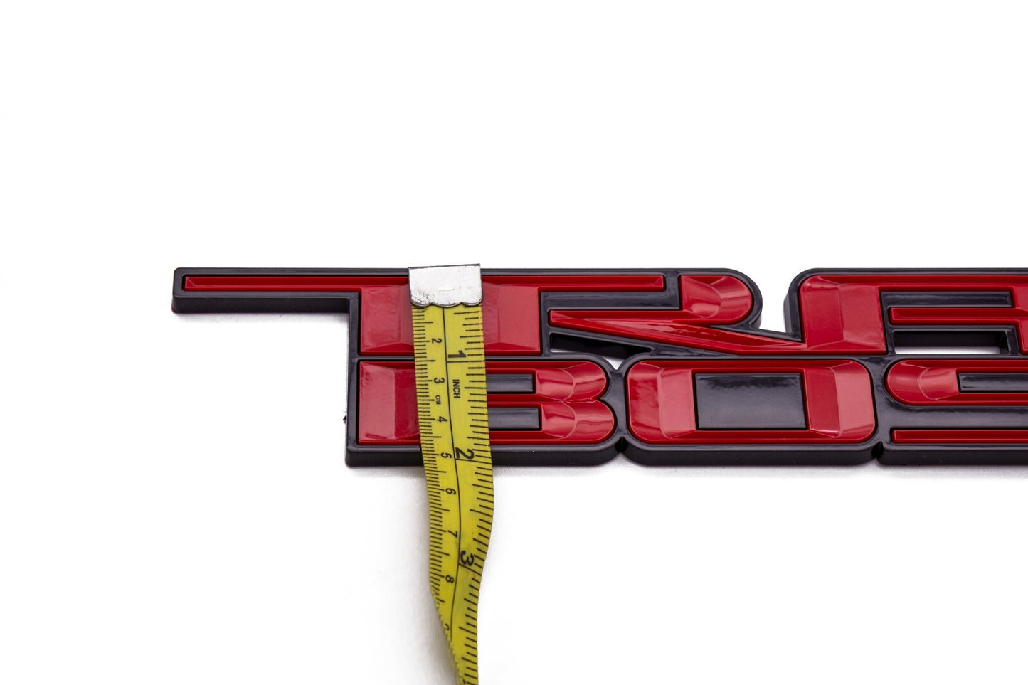 1 x Red Black 2000-2024 Silverado Z71 Trailboss Emblem Badge Nameplate