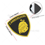 1x or 2x Fashion Aluminum Alloy Taurus "Bull" Car Decal Sticker for Lamborghini