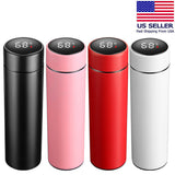 500ml Measure Temperature Stainless Steel Hot/Cold Vacuum thermos Insulation Cup