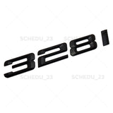 For BMW 328i Logo Emblem Replace Badge Car Trunk Lid M Series Performance Black