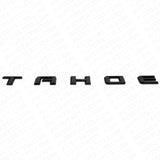 2021+ Chevy Tahoe Gloss Black Liftgate Vehicle Nameplate Emblem Sport Decorate