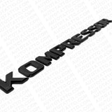 Mercedes 99-05 Gloss Black Kompressor Trunk Luggage Lid Logo Emblem Badge Sport