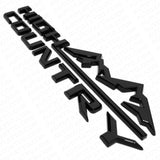 2x 19-21 Gloss Black Tahoe Silverado High Country Fender Letter Emblem Badge