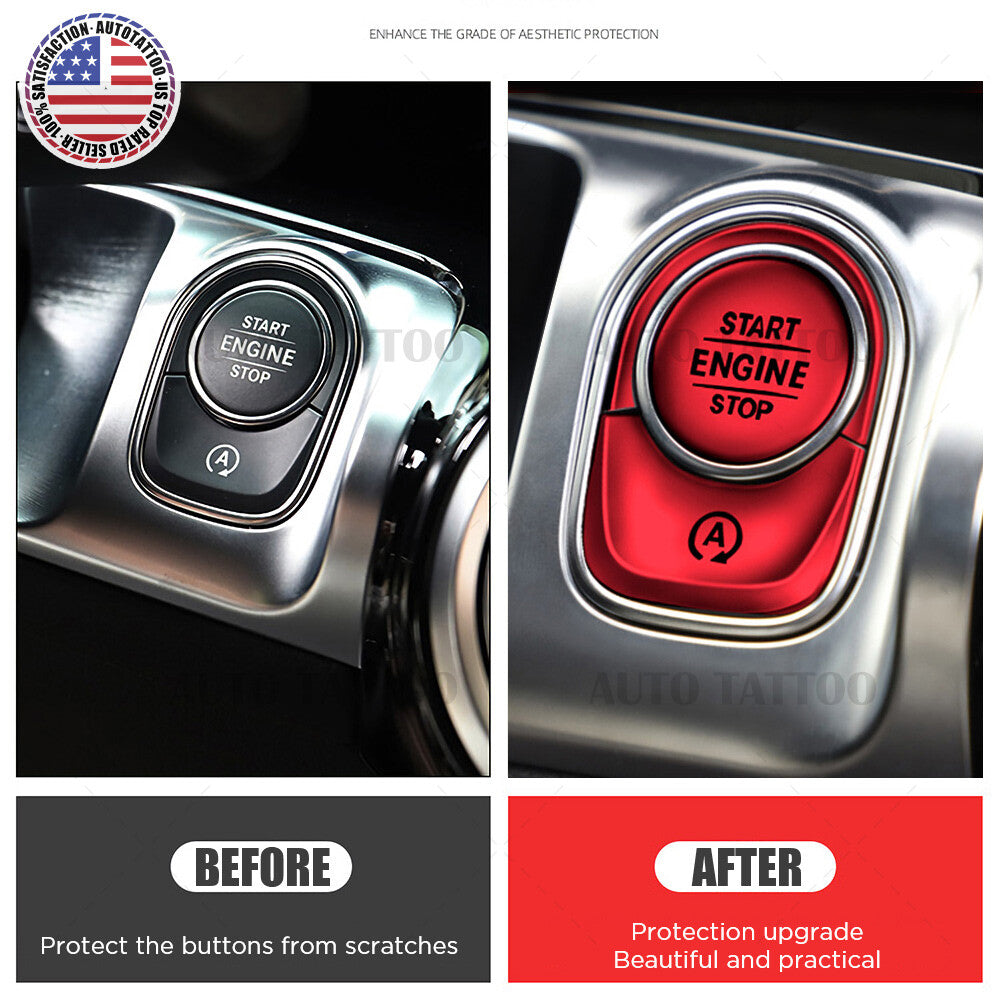 Mercedes GLA GLB CLA A Engine Start Stop Keyless Button Decorate Switch Cover