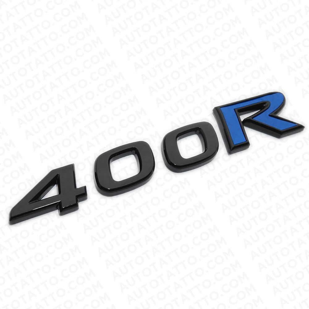 For Nissan Infiniti 400R Rear Trunk Lid Badge Emblem Nameplate Black Blue Sport