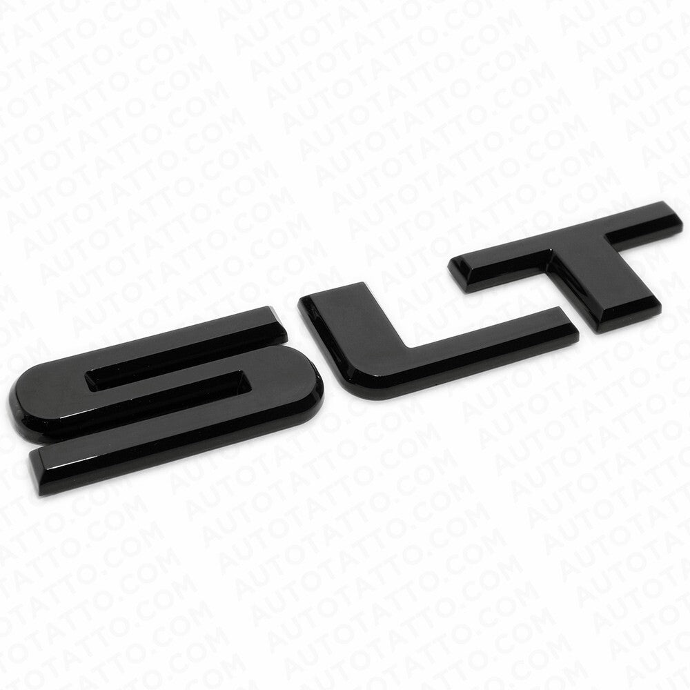 14 - 20 GMC SLT Tailgate Door Letter Nameplate Emblem Logo Badge Gloss Black