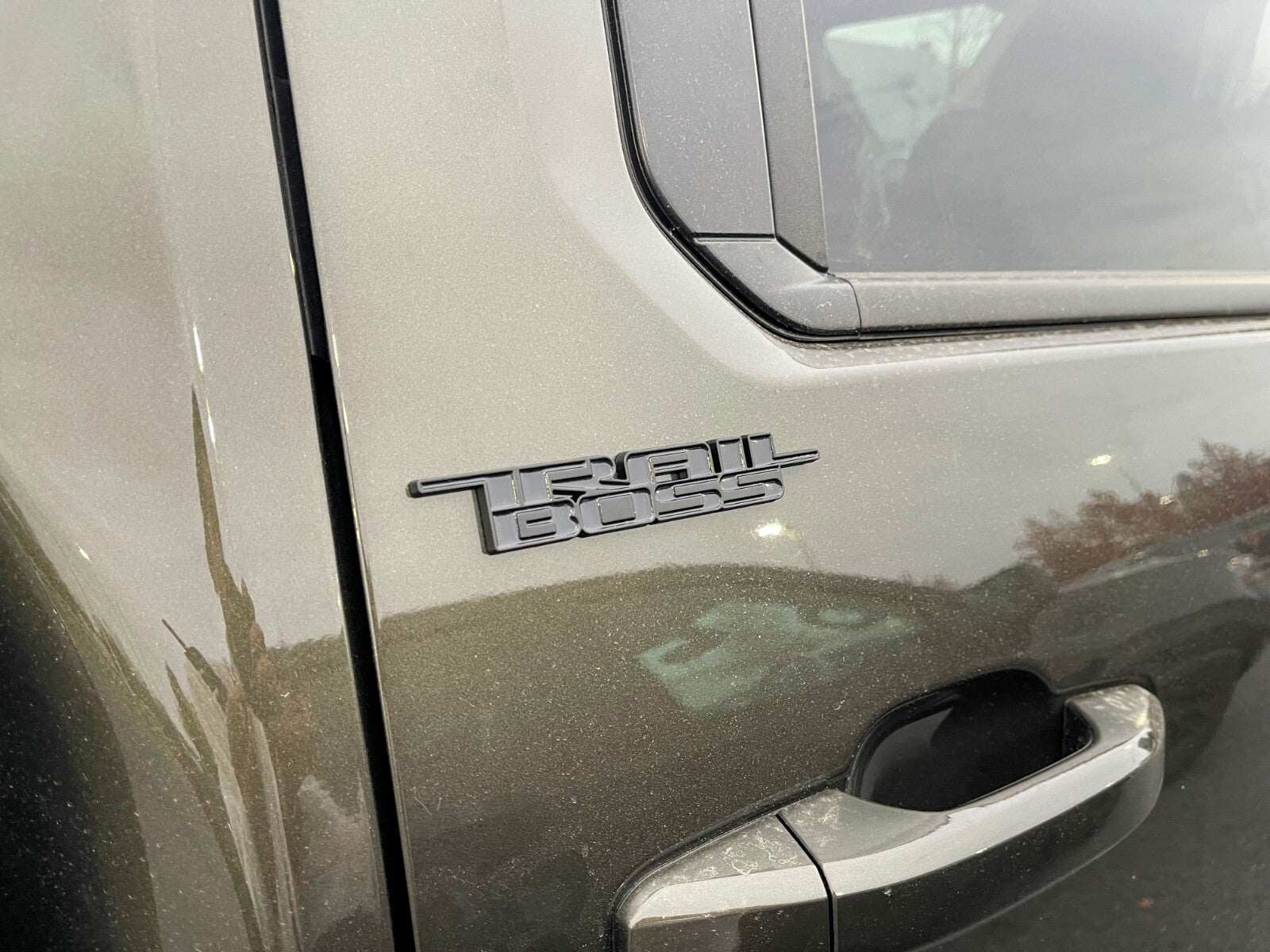 2019-2026 for Chevrolet Silverado 1500 Trail Boss Door Bed Badge Emblem Black