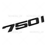 09-15 Gloss Black 750i Letter Emblem Trunk Lid Performance F01 F04