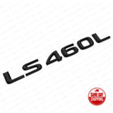 Lexus Rear Turnk Lid Gloss Black LS 460L Letter Logo Badge Emblem Car Replace