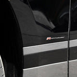 2x/Set Fashion Metal R Dynamic Car Decal Badge Emblem Sticker Auto Decoration