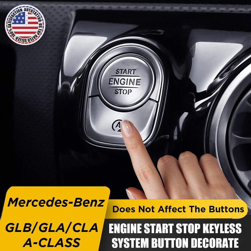 Mercedes GLA GLB CLA A Engine Start Stop Keyless Button Decorate Switch Cover