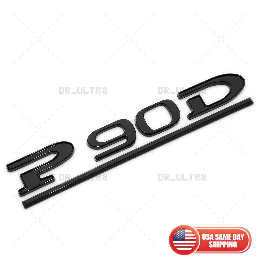 Tesla Liftgate P90D Performance Nameplate Logo Badge Emblem Sport Gloss Black