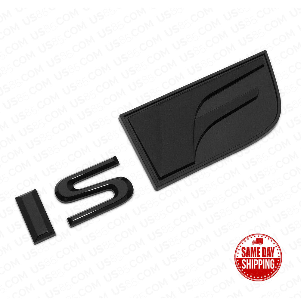 Lexus Trunk Lid Gloss Black IS F ISF Letter Logo Badge Decal Emblem Car F-Sport