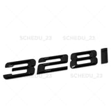For BMW 328i Logo Emblem Replace Badge Car Lid M Series Performance Gloss Black