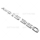 For Lexus Trunk Chrome AWD IS 350 Letter Logo Badge Emblem Car Replace F-Sport